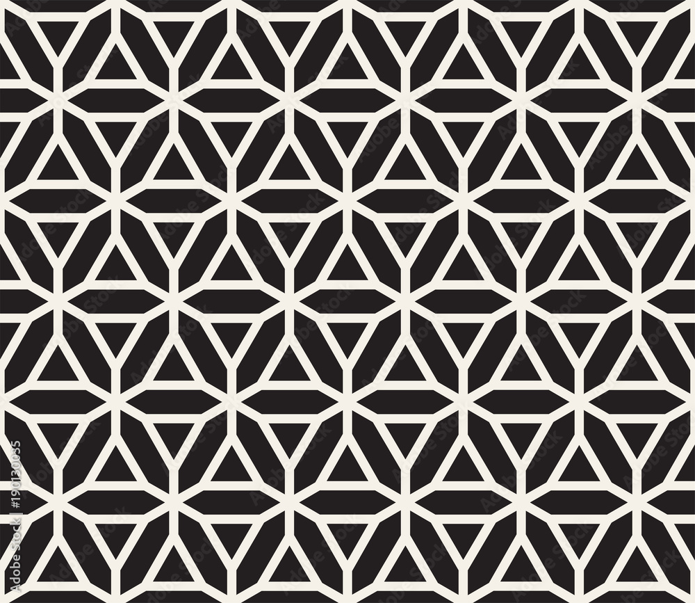 Vector seamless pattern. Modern stylish abstract texture. Repeating geometric shapes from striped elements Vector seamless pattern. Modern stylish abstract texture. Repeating geometric shapes from striped elements
