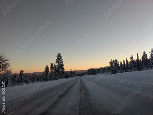 Winter nature in Sweden