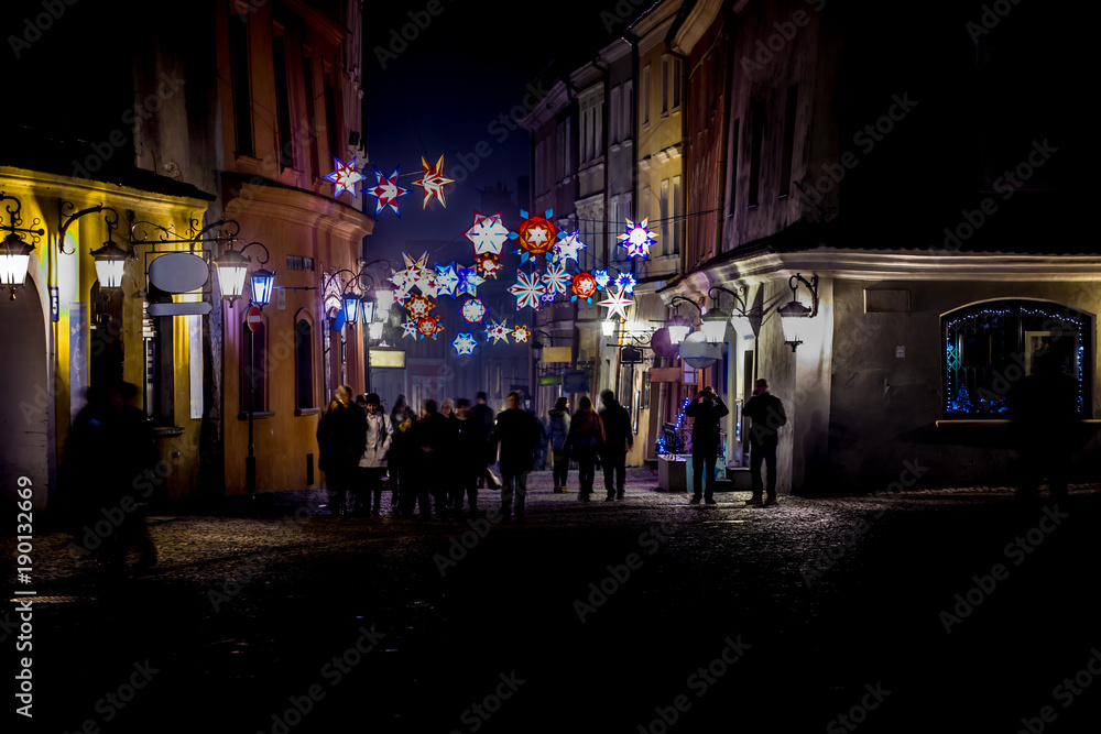 Naklejka premium old town of Lublin, Poland 