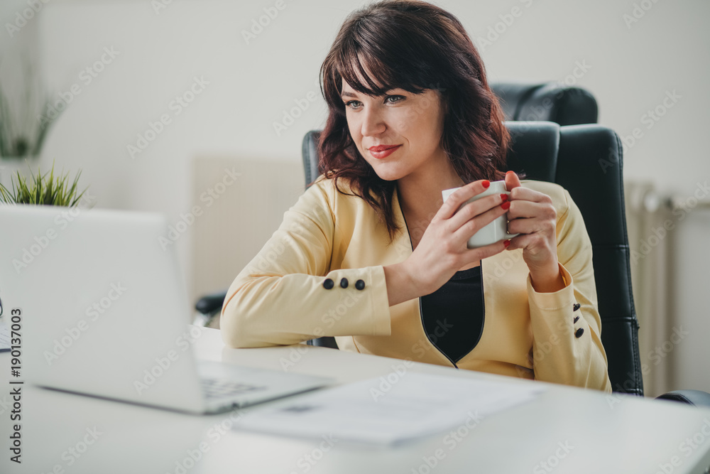 Businesswoman at the office