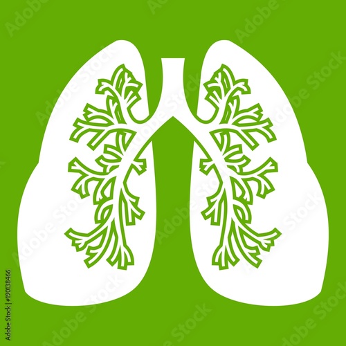 Lungs icon green