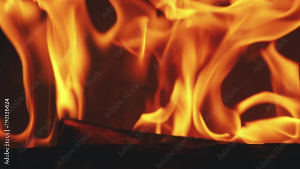 burning, fire in fireplace with wood firewood burning, fire in fireplace with wood firewood