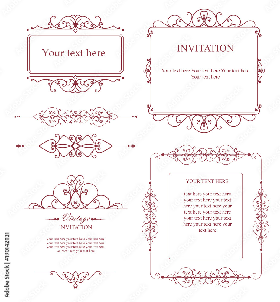 Set of creative vector templates for logos, label or banners on the theme of quality and business in vintage style. Set of creative vector templates for logos, label or banners on the theme of quality and business in vintage style.