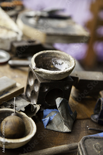 Old metal tools