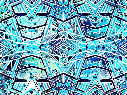 Abstract background geometric science wallpaper black