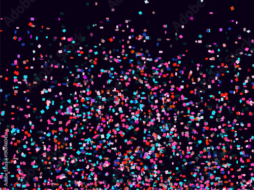 Confetti background. Holiday vector. Celebration, festival, winning or carnival concept. Bright sparkles. Colorful confetti pieces illustration for web design, creative projects or printed products.
