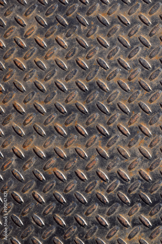 Heavy Iron Diamond Plate Abstract Texture Background