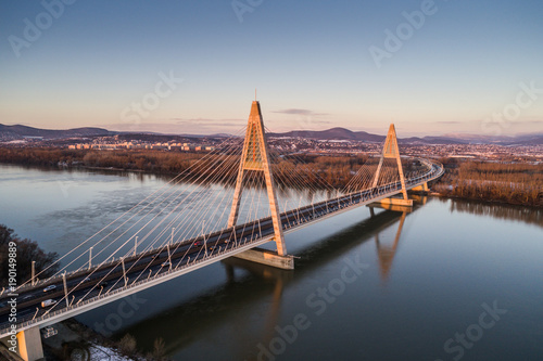 Megyeri-bridge over the Danube river