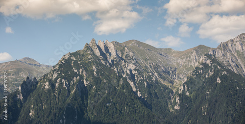 Late spring mountain landscape