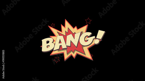 Bang Cartoon Bubble