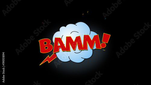 Storm Cartoon Bubble