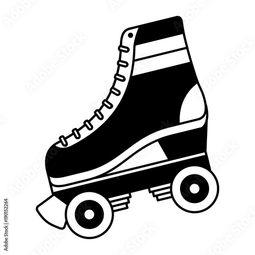 classic roller skate laced wheels retro fashion