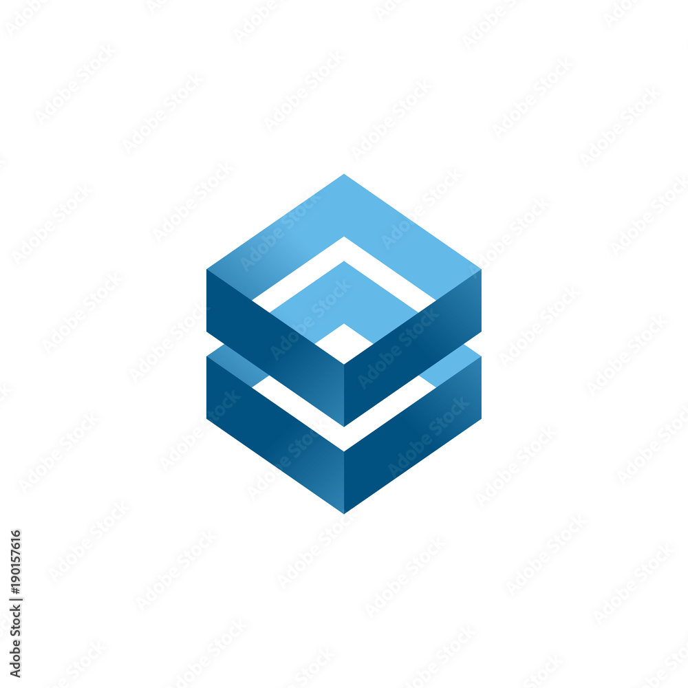 Abstract hexagon shape concept vector Abstract hexagon shape concept vector