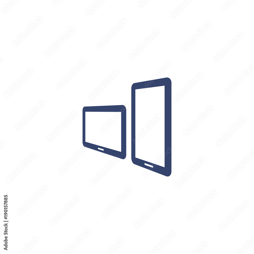 Tablet gadget template vector