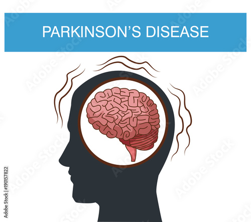 Parkinsons disease cartoon icon vector illustration graphic design