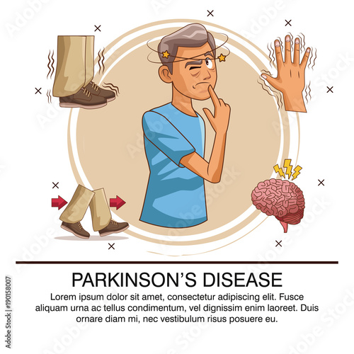 Parkinsons disease infographic icon vector illustration graphic design