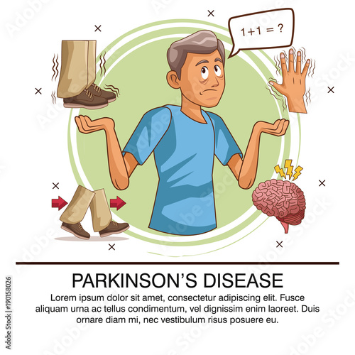 Parkinsons disease infographic icon vector illustration graphic design