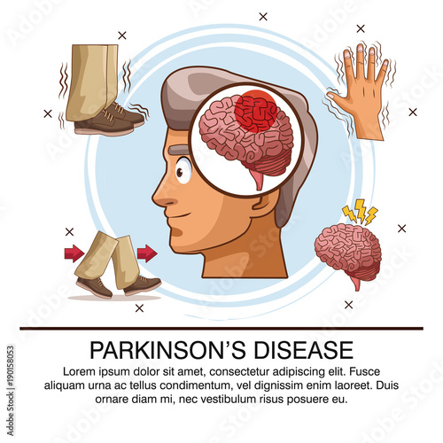 Parkinsons disease infographic icon vector illustration graphic design