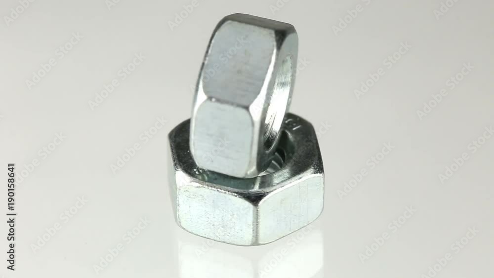 Screw-nuts, rotation, looping Screw-nuts, rotation, looping