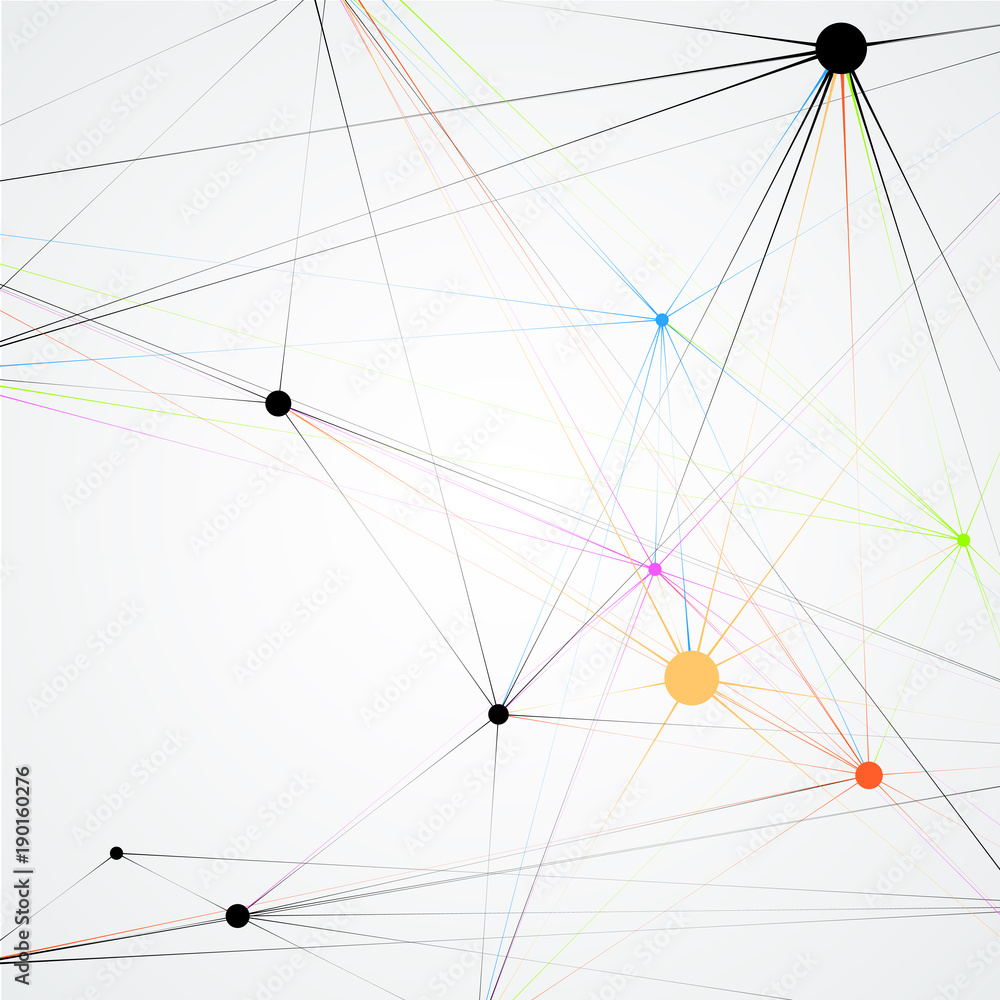 Connect network background with dots and lines Connect network background with dots and lines