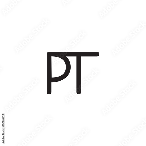 initial letter rounded logo modern
