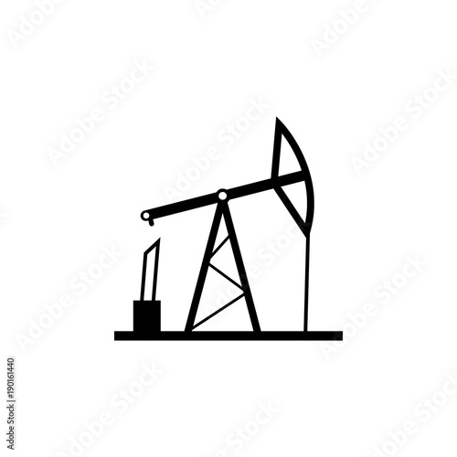 oil derrick icon. Oil an gas icon elements. Premium quality graphic design icon. Simple icon for websites, web design, mobile app, info graphics