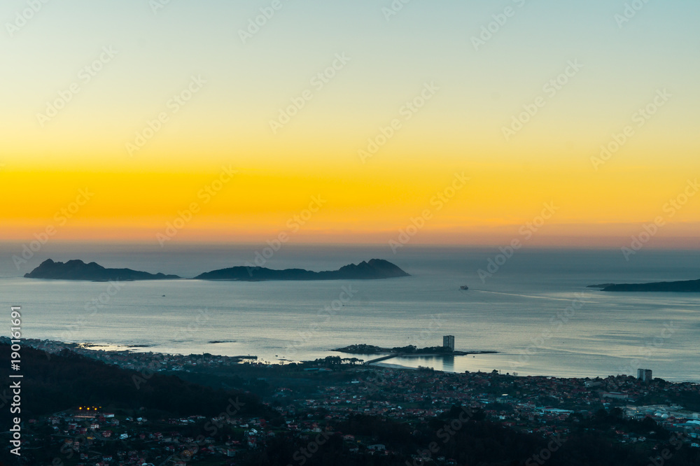 Sunset at Monte Alba, Vigo
