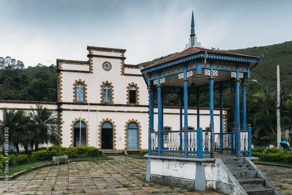 Rail station at Ouro Preto, Brazil