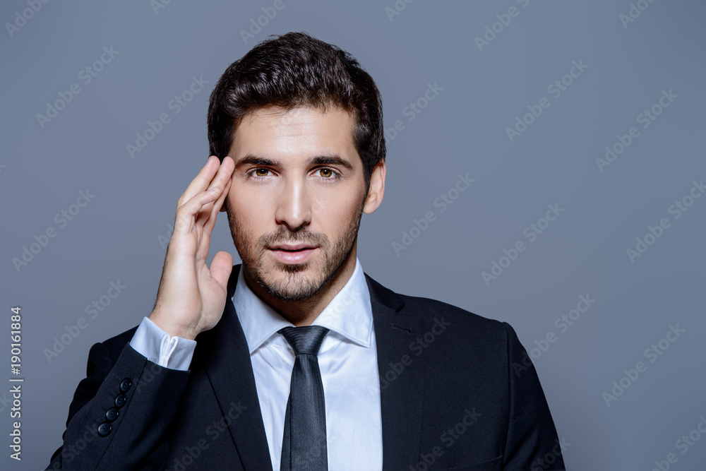 serious business man serious business man