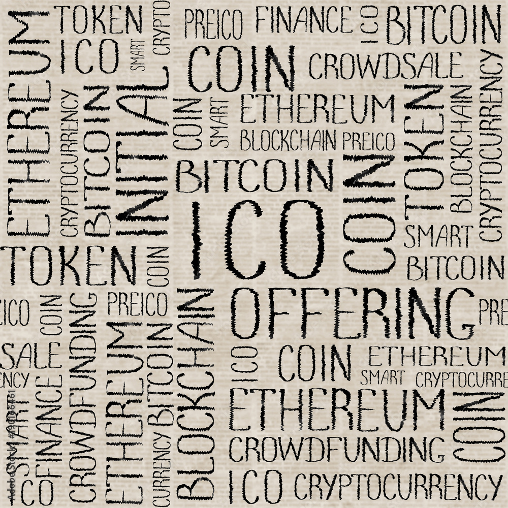 ICO Initial coin offering pattern ICO Initial coin offering pattern