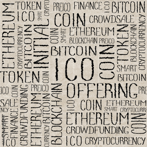 ICO Initial coin offering pattern