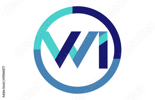 WI Global Circle Ribbon letter Logo 