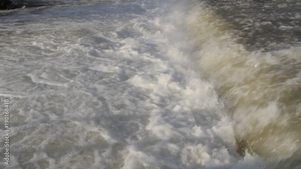 Flood in the Black Forest - thunderous river Flood in the Black Forest - thunderous river