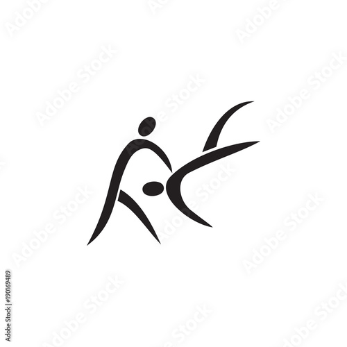 reception in judo icon. Element of figures of sportsman icon. Premium quality graphic design icon. Signs, symbols collection icon for websites, web design, mobile app