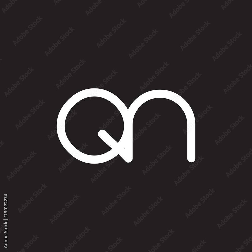 initial letter rounded logo modern white initial letter rounded logo modern white