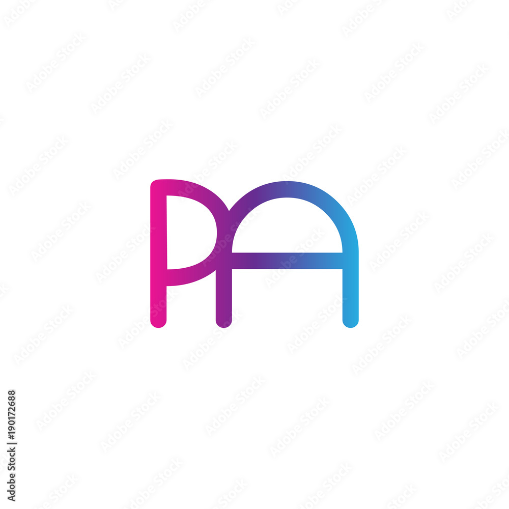 initial letter rounded logo modern, colorful gradient initial letter rounded logo modern, colorful gradient