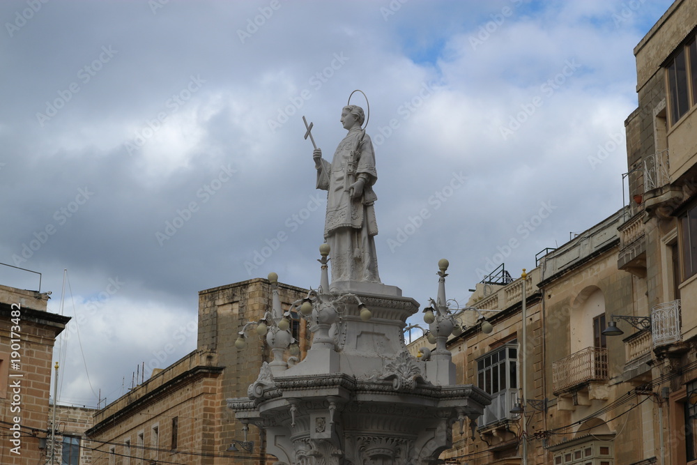 old monument on Malta