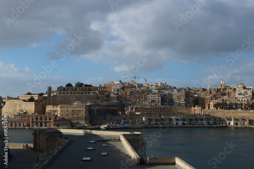 Fototapeta Naklejka Na Ścianę i Meble -  View to Valletta waterfront, Malta