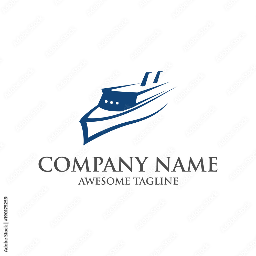 ship logo template