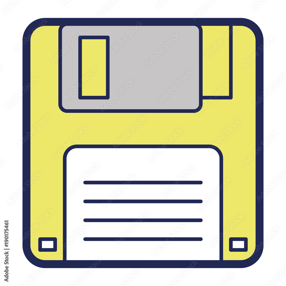 floppy disk icon data backup retro vector illustration floppy disk icon data backup retro vector illustration