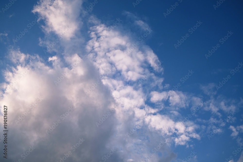 Fototapeta premium Blue sky with cloud.
