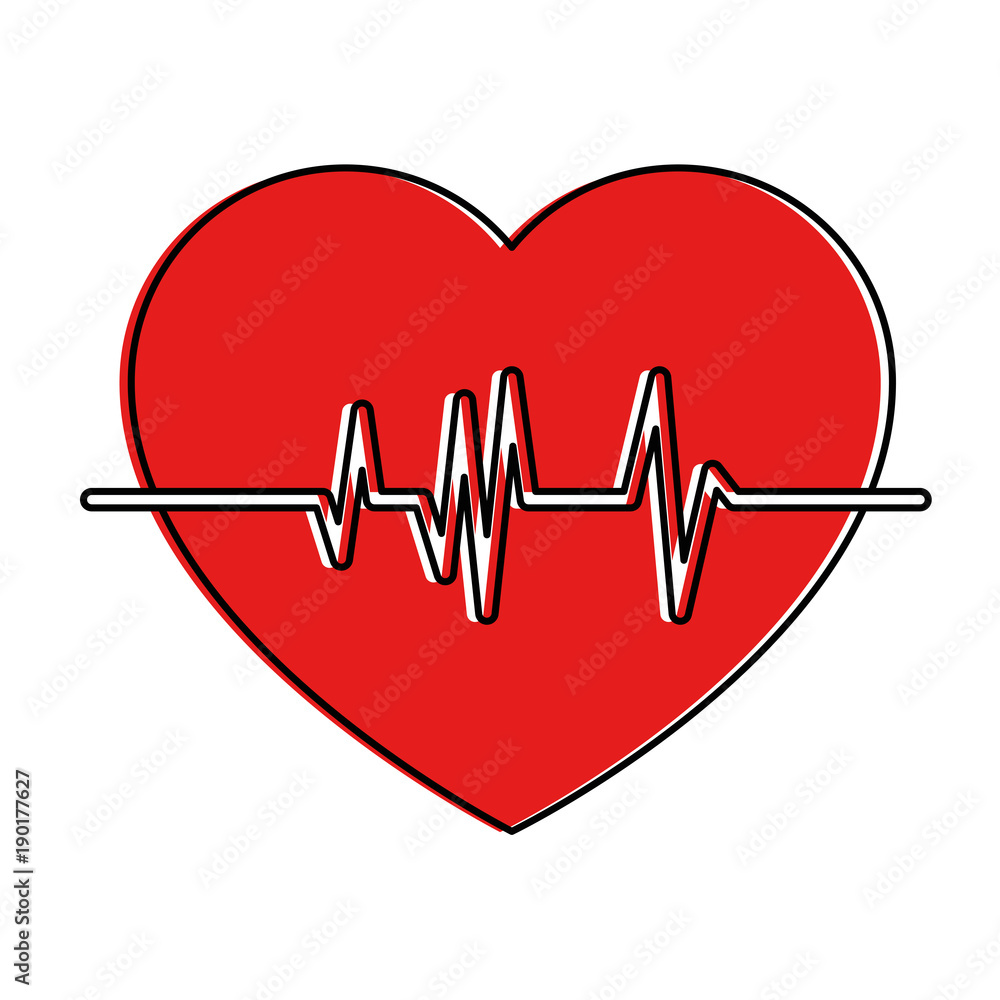 heart cardio isolated icon vector illustration design heart cardio isolated icon vector illustration design