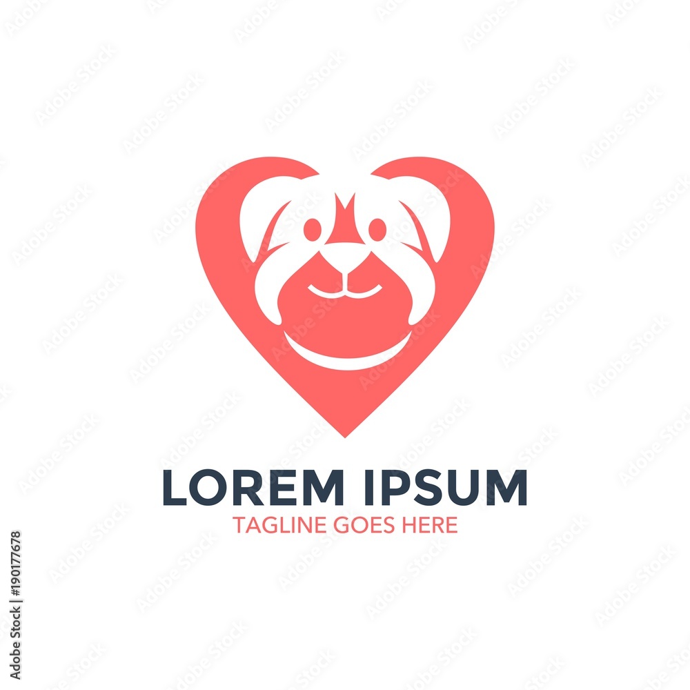 love your pet day logo. sticker. poster. vector. editable love your pet day logo. sticker. poster. vector. editable