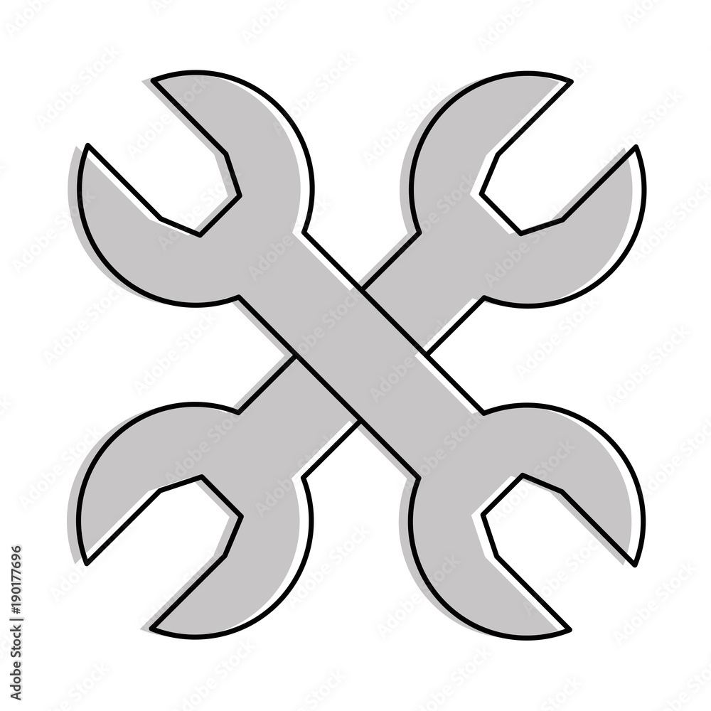 wrench tool isolated icon vector illustration design wrench tool isolated icon vector illustration design