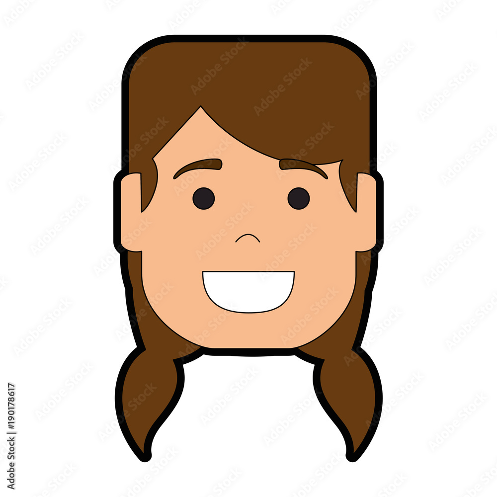 beautiful woman head avatar character vector illustration design beautiful woman head avatar character vector illustration design