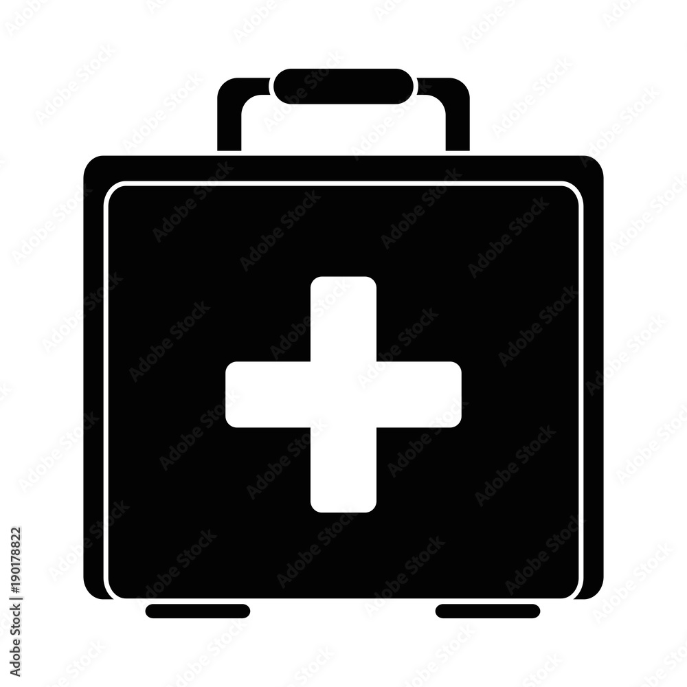 Obraz premium medical kit isolated icon vector illustration design