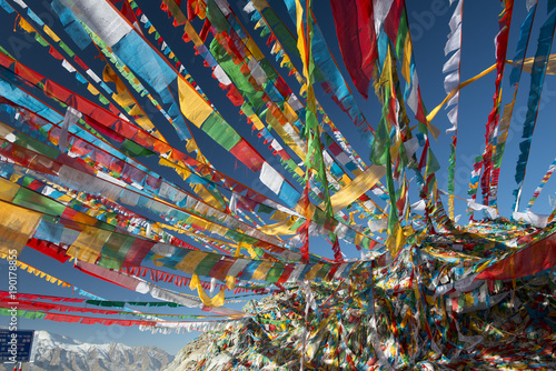 Tibetan flag photo