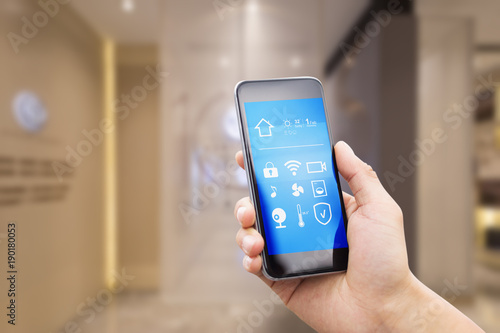 smart home system on smart phone