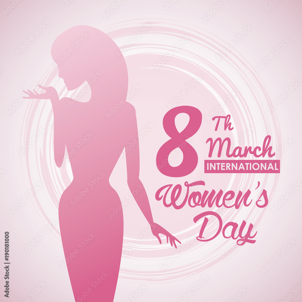 Womens day card icon vector illustration graphic design Womens day card icon vector illustration graphic design