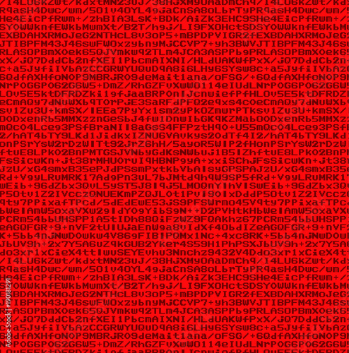 Computer bug pattern swatch red.eps